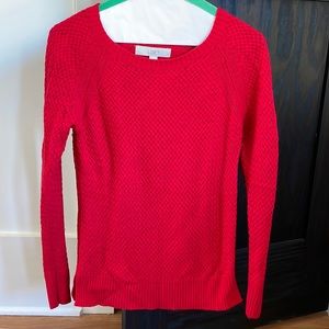 Red sweater